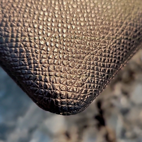 Authentic COACH Story Pouch | XL Clutch /Wristlet | Crossgrain Leather | EUC - Picture 13 of 16